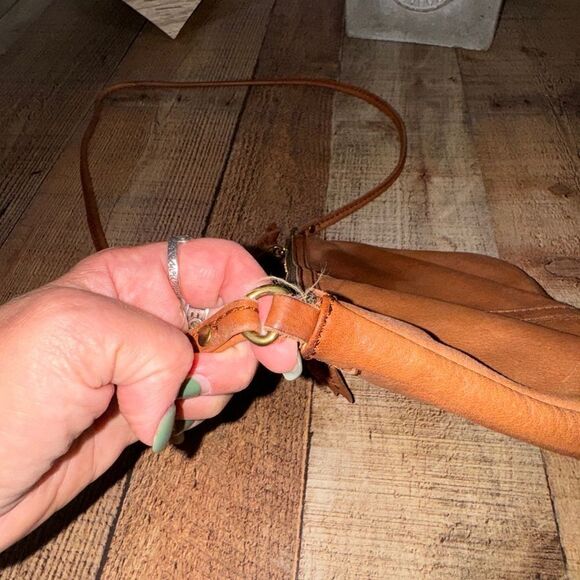 Fossil Erin Crossbody Handbag Tan Leather - Picture 9 of 11